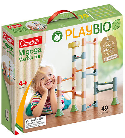 Quercetti Kuglebane - Migoga Marble Run Playbio - 49 Dele - 8653