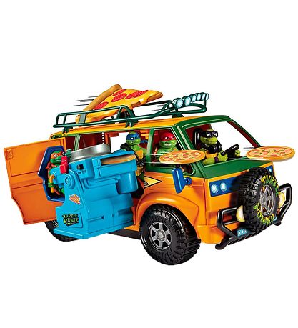 Turtles Bil - 36 cm - Pizzafire Van