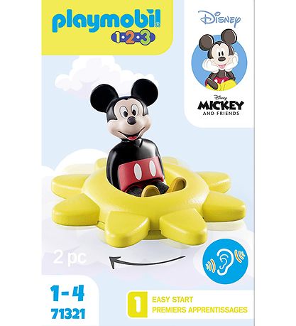 Playmobil 1.2.3 & Disney - Mickeys Drejesol - 71321 - 2 Dele