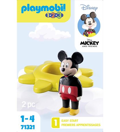 Playmobil 1.2.3 & Disney - Mickeys Drejesol - 71321 - 2 Dele