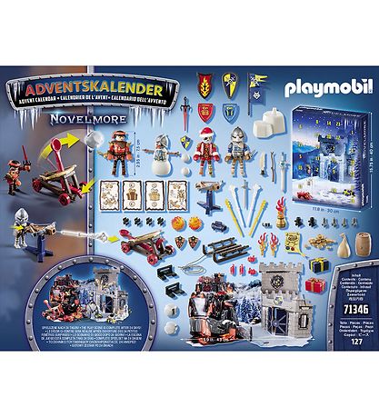 Playmobil Novelmore - Julekalender - 71346 - 127 Dele