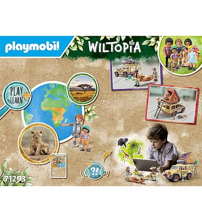 Playmobil Wiltopia - Med ATW Inde Hos Løverne - 71293 - 98 Dele 
