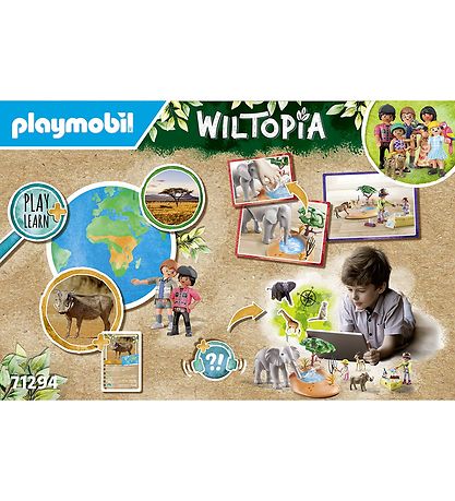 Playmobil Wiltopia - Smuttur Til Vandhullet - 35 Dele - 71294