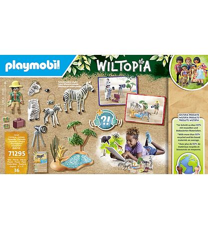 Playmobil Wiltopia - P Farten Med Dyrefotografen - 71295 - 36 D