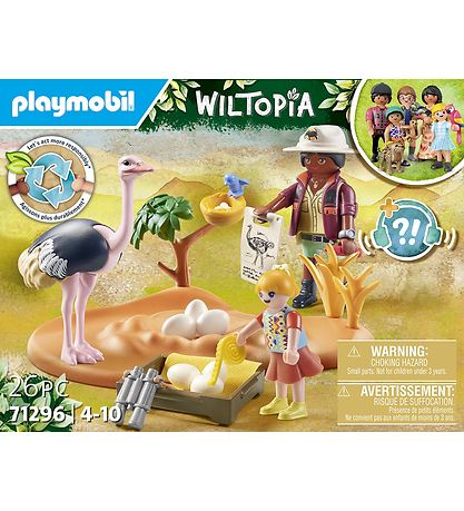 Playmobil Wiltopia - Gæst Hos Strudsefar - 26 Dele - 71296