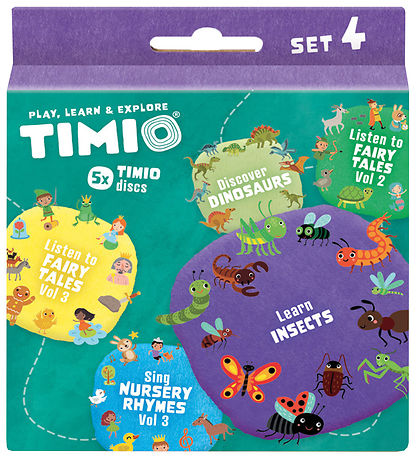 TIMIO Diskst 4 - Brnesange, Eventyr, Dinosaurer og Insekter