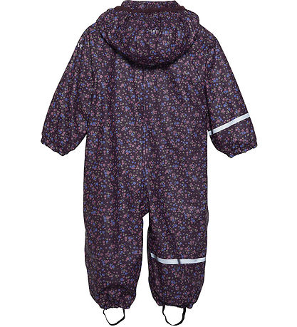 CeLaVi Regndragt m. Fleece - PU - Plum Perfect