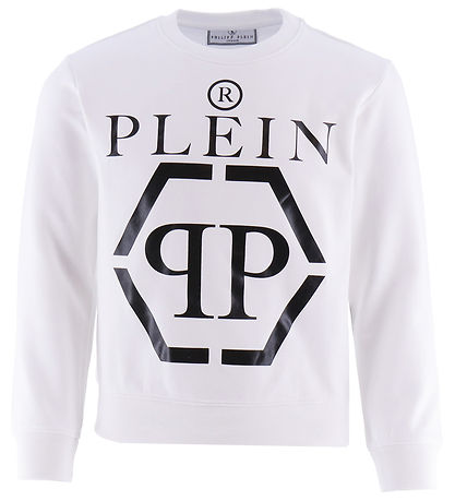 Philipp Plein Sweatshirt - Hvid m. Sort