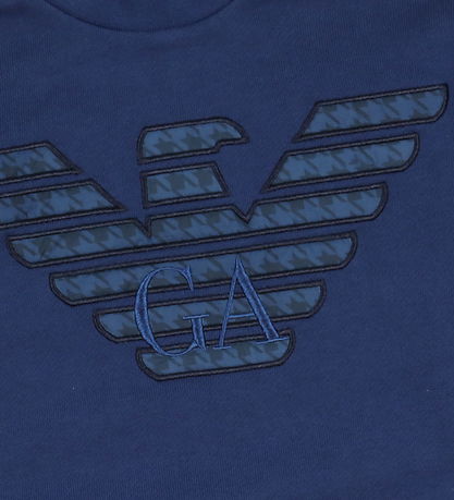 Emporio Armani Sweatshirt - Insegna Blue m. Logo