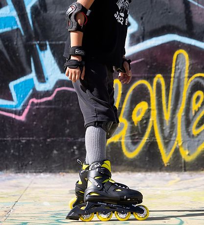 Rollerblade Rulleskjter - Fury - Sort/Gul