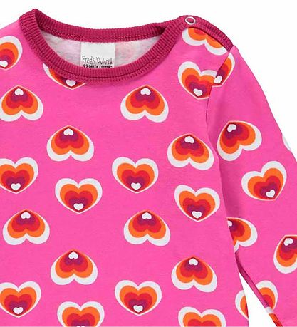 Freds World Body l/ - Heart - Fuchsia