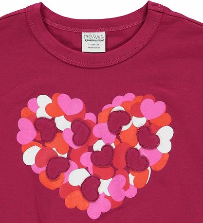 Freds World Bluse - Heart - Plum