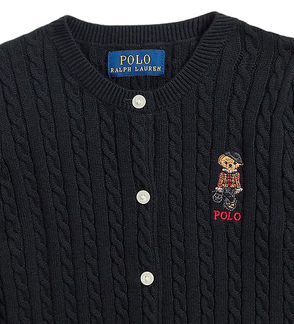 Polo Ralph Lauren Cardigan - Strik - Holiday - Sort