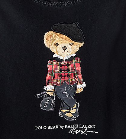 Polo Ralph Lauren Sweatshirt - Holiday - Sort m. Bamse