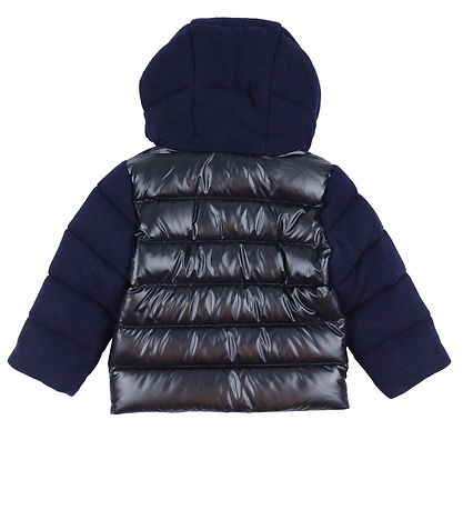 Moncler Dunjakke m. Uld - Igore - Navy