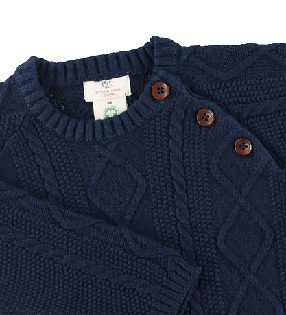 Copenhagen Colors Bluse - Strik - Navy