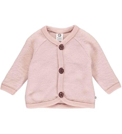 Msli Cardigan - Uld - Spa Rose