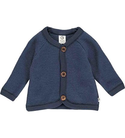 Msli Cardigan - Uld - Night Blue