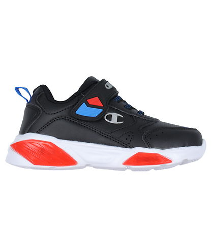Champion Sko m. Lys - Wave PU B PD - Sort m. Rd/Bl