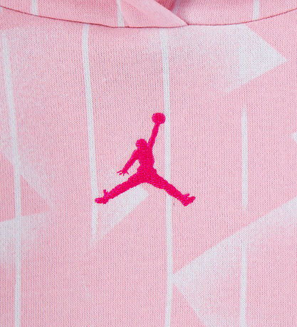 Jordan Sweatst - Medium Soft Pink m. Hvid