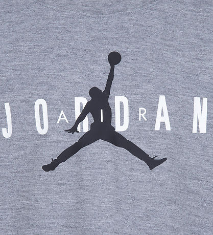 Jordan T-Shirt/Leggings - Grmeleret m. Logo