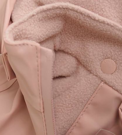 CeLaVi Regntj m. Fleece - Recycle PU - Misty Rose