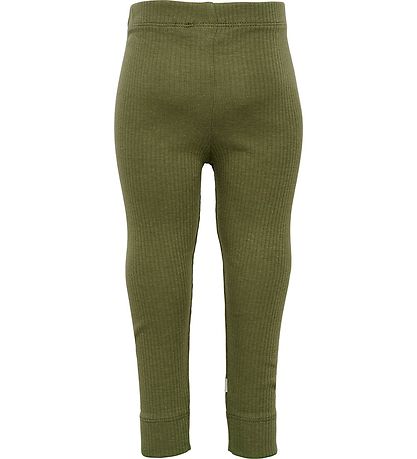 Hummel Leggings - Rib - hmlRene - Capulet Olive