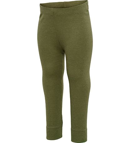 Hummel Leggings - Rib - hmlRene - Capulet Olive