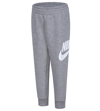 Nike Sweatsæt - Gråmeleret m. Hvid