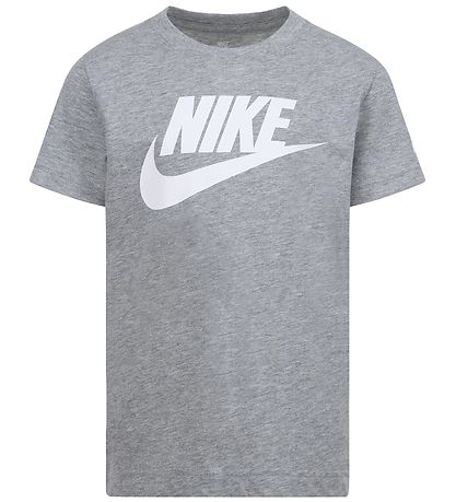 Nike T-shirt - Grmeleret m. Hvid