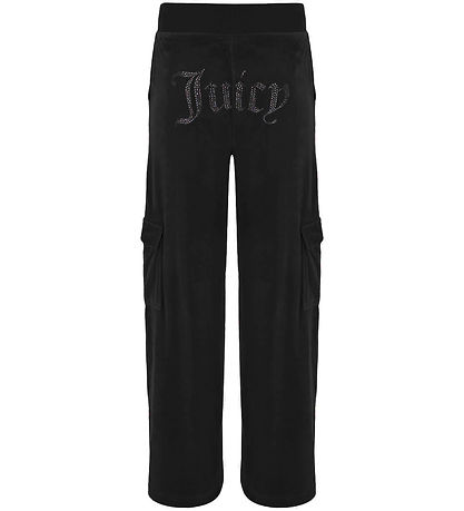 Juicy Couture Velourbukser - Audree - Sort