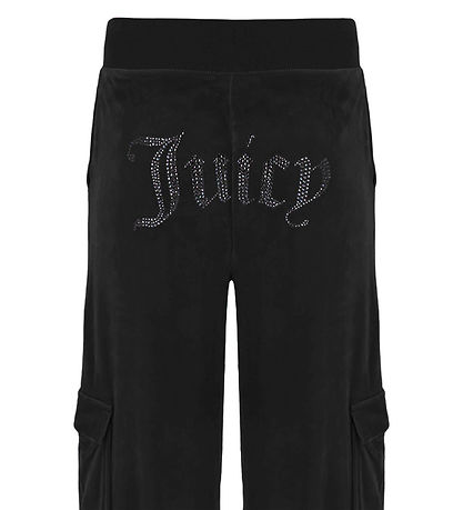 Juicy Couture Velourbukser - Audree - Sort