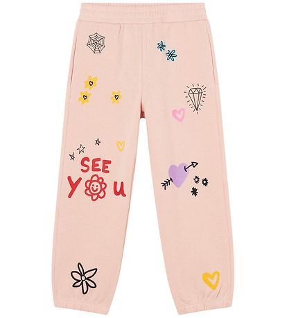 Stella McCartney Kids Sweatpants - Pudderrosa m. Print