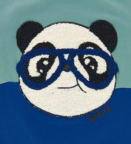 The New Siblings Sweatshirt - TnsIago - Monaco Blue m. Panda