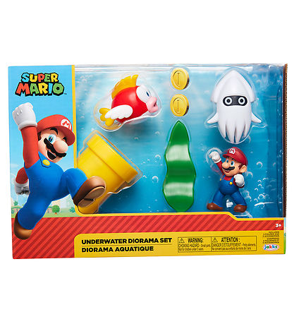 Super Mario Figurer - Underwater Diorama Set