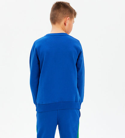 The New Sweatshirt - TnImran - Monaco Blue m. Krokodille