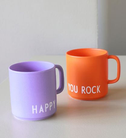 Design Letters Kop m. Hank - Favourite - Orange m. You Rock