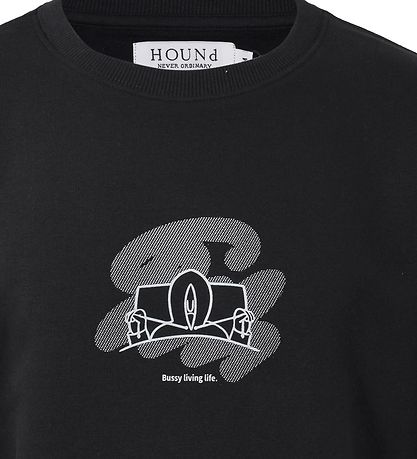 Hound Sweatshirt - Crewneck - Sort m. Print