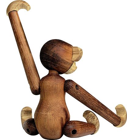 Kay Bojesen Træfigur - Abe - 10 cm - Mini - Teak/Limba