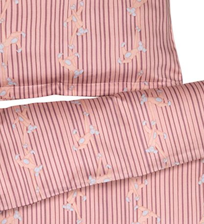 Kay Bojesen Sengetøj - Baby - Rosa m. Aber