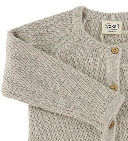 Voksi Cardigan - Uld - Seashell Sand