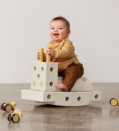 MODU 4x Swirly Wheels - 4-pak - Honey Yellow