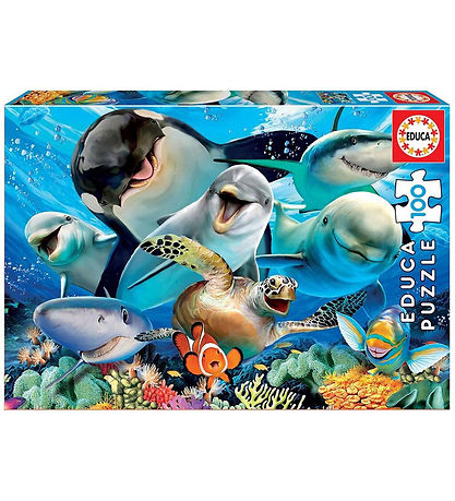Educa Puslespil - Underwater Selfie - 40x28 cm - 100 Brikker