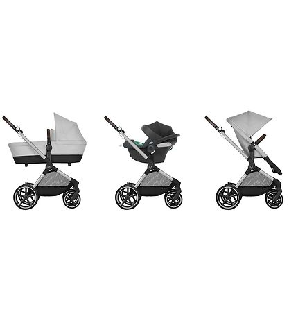 Cybex Klapvogn/Barnevogn - Eos Lux - 2-i-1 - Lava Grey