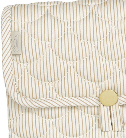 Cam Cam Pusleunderlag - Classic Stripes Camel