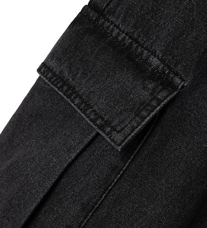 LMTD Jeans - Cargo - NLfLizza - Black Denim