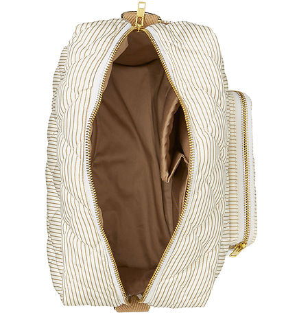 Cam Cam Pusletaske - Lille - Classic Stripes Camel