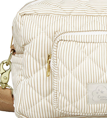 Cam Cam Pusletaske - Lille - Classic Stripes Camel