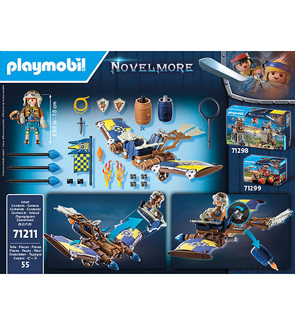 Playmobil Novelmore - Darios Flight Glider - 71211 - 55 Dele