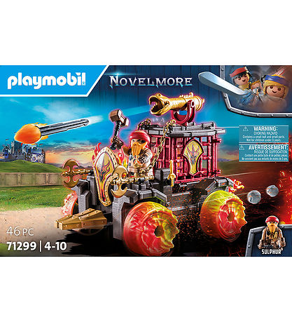 Playmobil Novelmore - Burnham Raiders Ildkampvogn - 71299 - 46 D